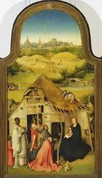 Die Anbetung der Könige, (Detail) des zentralen Panels, 1510